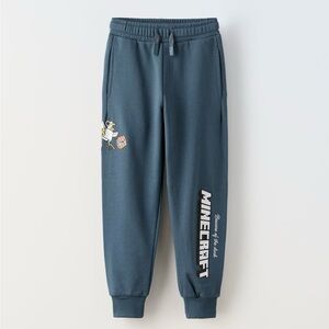 ZARA Minecraft sweatpants boys size 13-14